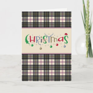 MacPherson Clan Tartan Tartan Holiday Card