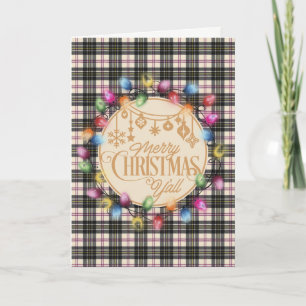 MacPherson Clan Tartan Tartan Holiday Card