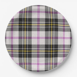 MacPherson Dress Clan Tartan Scottish Plaid Patter Paper Plate