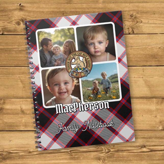 MacPherson Family Photo Collage Notebook (Creator Uploaded)