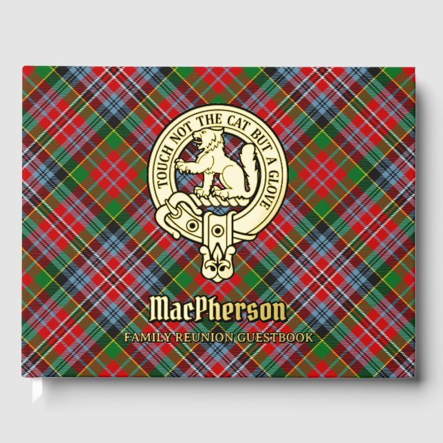 MacPherson Family Reunion Guest Book (Front)