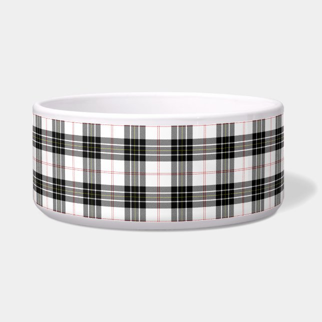 MacPherson tartan black white plaid (Front)