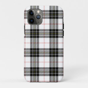 MacPherson tartan black white plaid iPhone 11 Pro Case