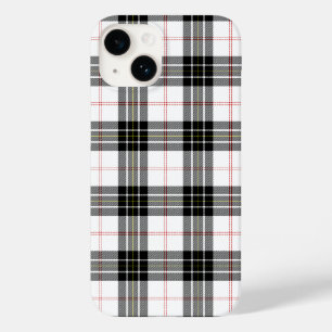 MacPherson tartan black white plaid Case-Mate iPhone 14 Case