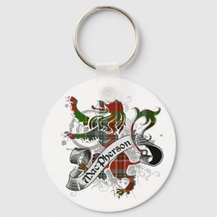 MacPherson Tartan Lion Key Ring