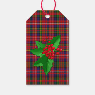 MacPherson Tartan Plaid Christmas Gift Tags