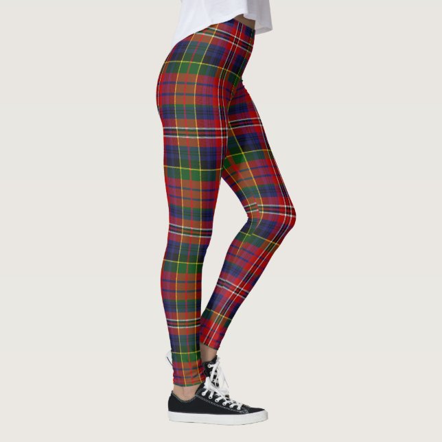 MacPherson Tartan Plaid Leggings (Right)