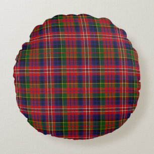 MacPherson Tartan Plaid Round Cushion