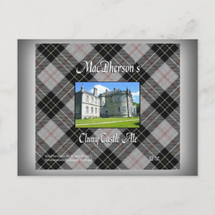 MacPherson's Cluny Castle Ale Postcard