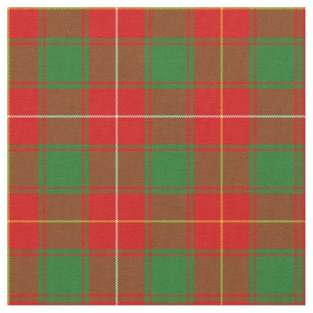MacPhie Macfie Scottish Clan Tartan Plaid Fabric (Close Up)
