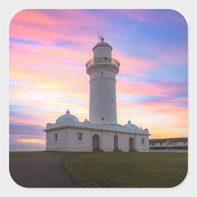 Macquarie Lighthouse | Sydney, Australia Square Sticker (Front)