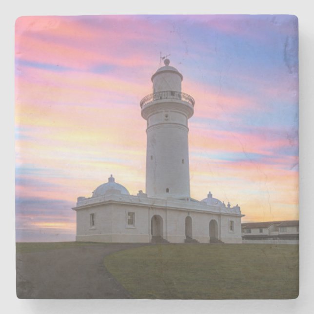 Macquarie Lighthouse | Sydney, Australia Stone Coaster (Front)
