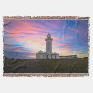 Macquarie Lighthouse Sydney, Australia Throw Blanket