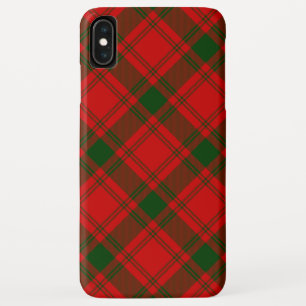 MacQuarrie tartan red green plaid iPhone XS Max Case