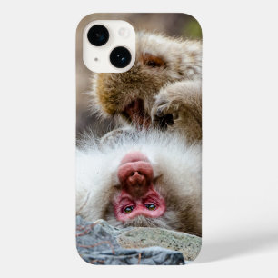 Macque Monkey, Japanese Monkey Photography Case-Mate iPhone 14 Case