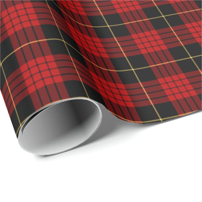MacQueen Clan Tartan Wrapping Paper (Roll Corner)