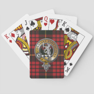 MacQueen Tartan & Badge Playing Cards