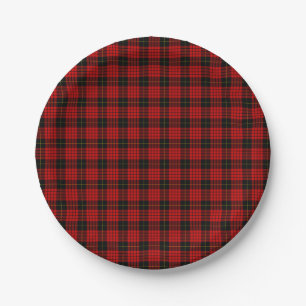 MacQueen Tartan Paper Plate