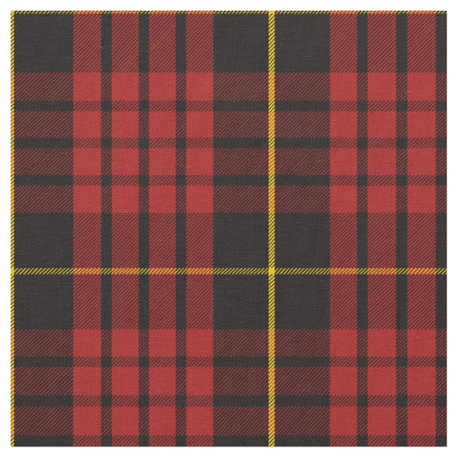 MacQueen Tartan Print Fabric (Close Up)