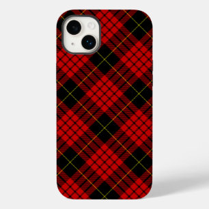 MacQueen Tartan Red and Black Plaid Case-Mate iPhone 14 Plus Case
