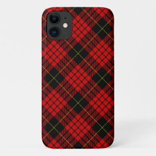 MacQueen Tartan Red and Black Plaid iPhone 11 Case