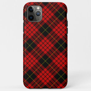 MacQueen Tartan Red and Black Plaid iPhone 11 Pro Max Case
