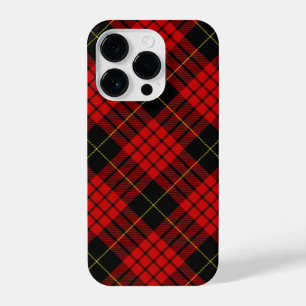 MacQueen Tartan Red and Black Plaid iPhone 14 Pro Case