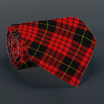 MacQueen Tartan Red and Black Plaid Tie<br><div class="desc">MacQueen Clan Tartan Red and Black Plaid</div>