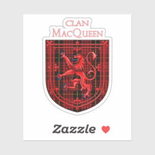MacQueen Tartan Scottish Plaid Lion Rampant