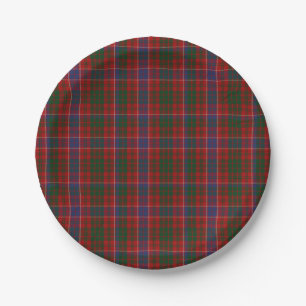 MacRae Clan Tartan Plaid Paper Plate