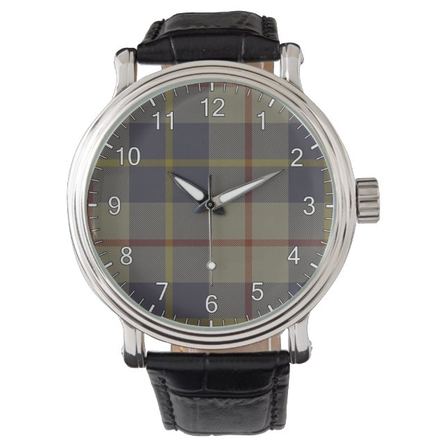 MacRae Clan Tartan Watch (Front)