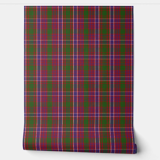 MacRae Tartan Plaid Scottish Clan Wallpaper (Unrolling)