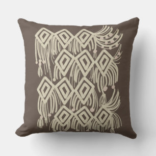 Macrame Bohemian Knitting Drawing Pattern Cushion