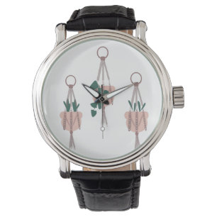 Macrame Plant Hanger Planter Pots Illustration Watch