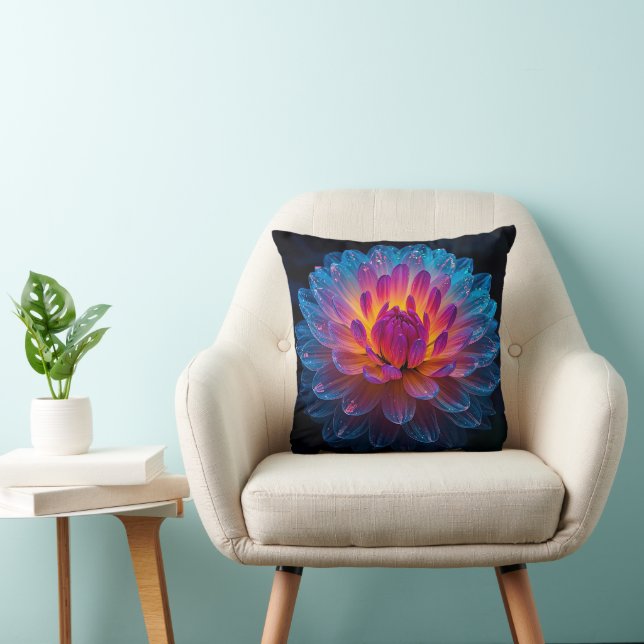 Macro Aurora Bloom Cushion (Chair)