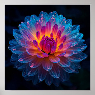 Macro Aurora Bloom Poster