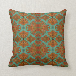Macro Copper Patina 07987 Cushion