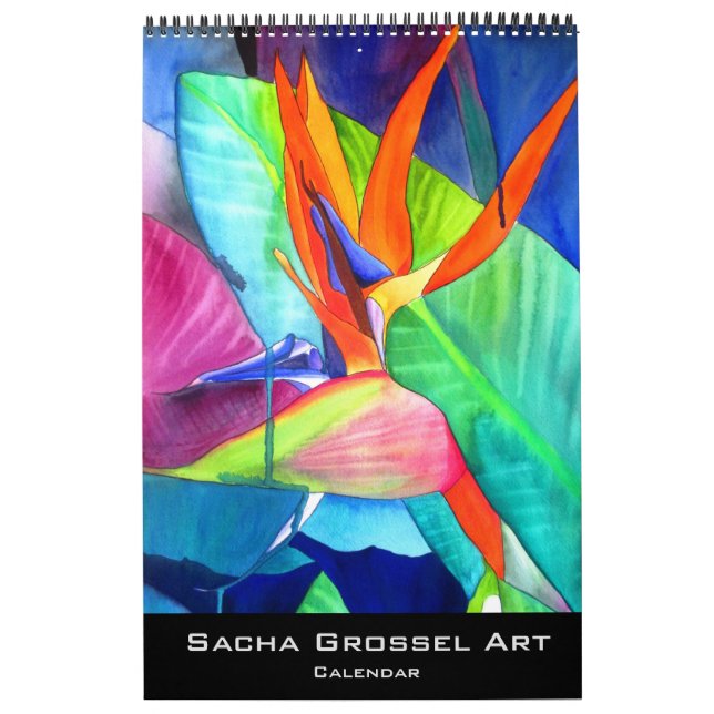 Macro Flower Art calendar by Sacha Grossel (Cover)