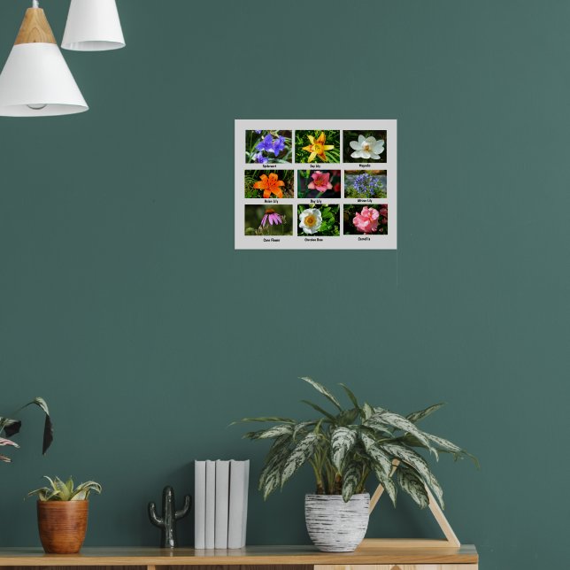 Macro flowers poster (Living Room 1)