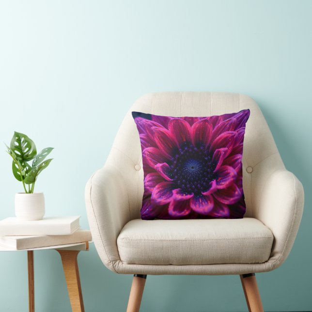 Macro Fuchsia Nebula Cushion (Chair)