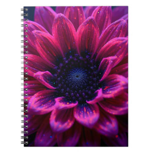 Macro Fuchsia Nebula Notebook