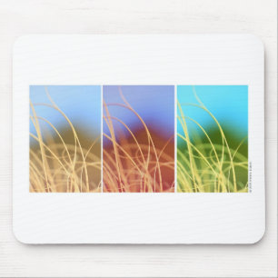 Macro Grass Trio Mouse Pad