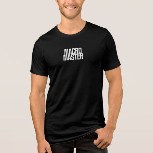 Macro Master Excel Automation Guru Design Tri-Blend Shirt