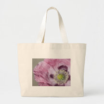 macro photo purple passion flower  - tote bag
