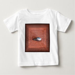 Macro Photograph of Snail on Terracotta Baby T-Shirt