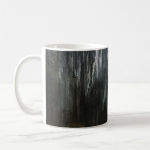 Macro photography of ice formation coffee mug