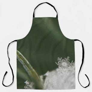 Macro-photography of now crystals apron