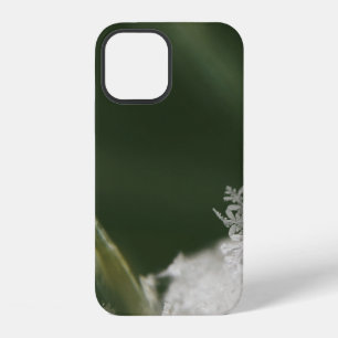 Macro-photography of now crystals iPhone 12 case