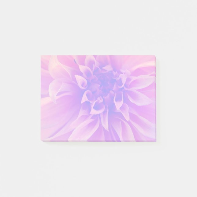 Macro Pink Flower Post-it Notes (Front)