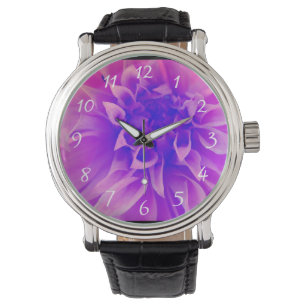 Macro Pink Flower Watch